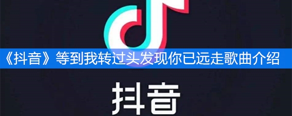 《抖音》等到我转过头发现你已远走歌曲介绍