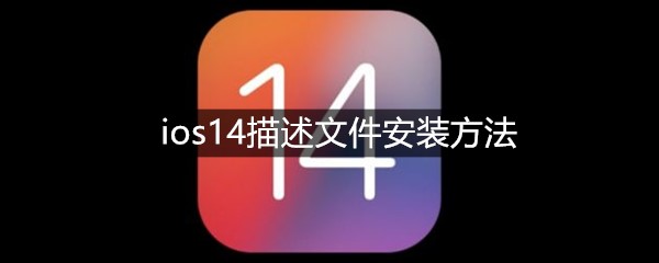 ios14描述文件安装方法