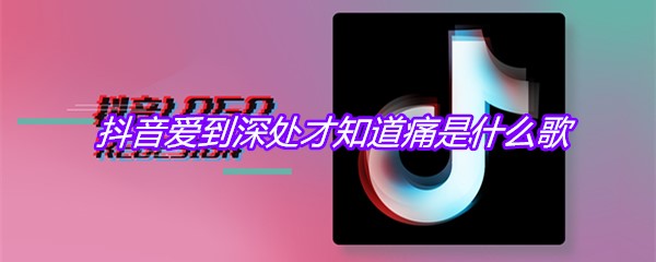 抖音爱到深处才知道痛是什么歌