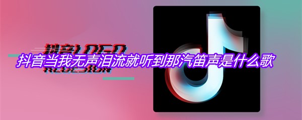 抖音当我无声泪流就听到那汽笛声是什么歌