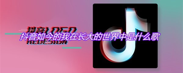 抖音如今的我在长大的世界中是什么歌