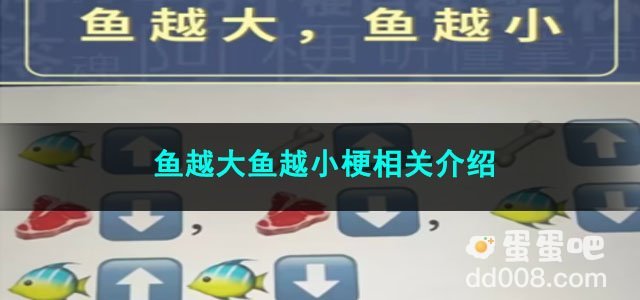 《抖音》鱼越大鱼越小梗相关介绍