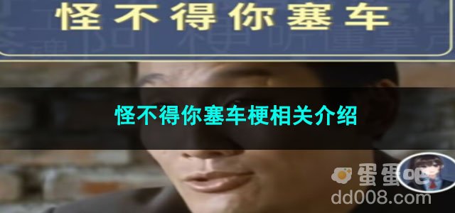 《抖音》怪不得你塞车梗相关介绍