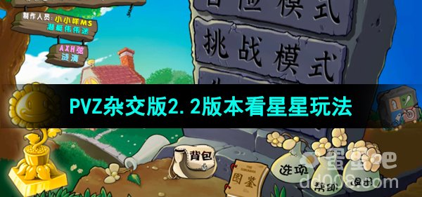 《植物大战僵尸杂交版》v2.2看星星小游戏玩法