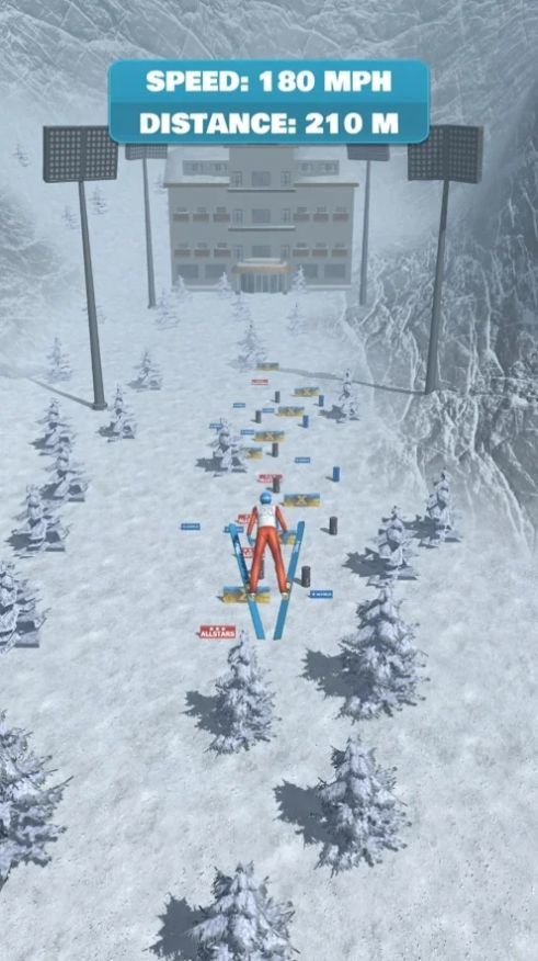 滑雪坡道跳跃截图