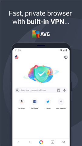 avg浏览器截图