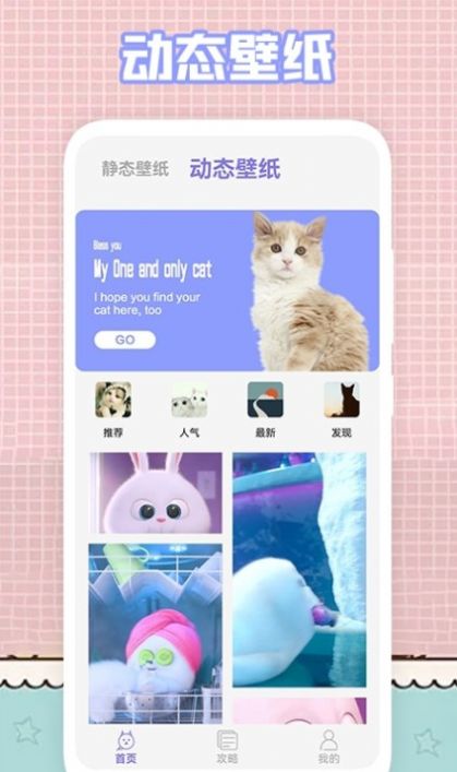 我的猫咪壁纸截图