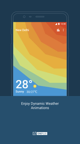 一加天气截图