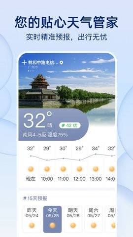 雨后天气截图