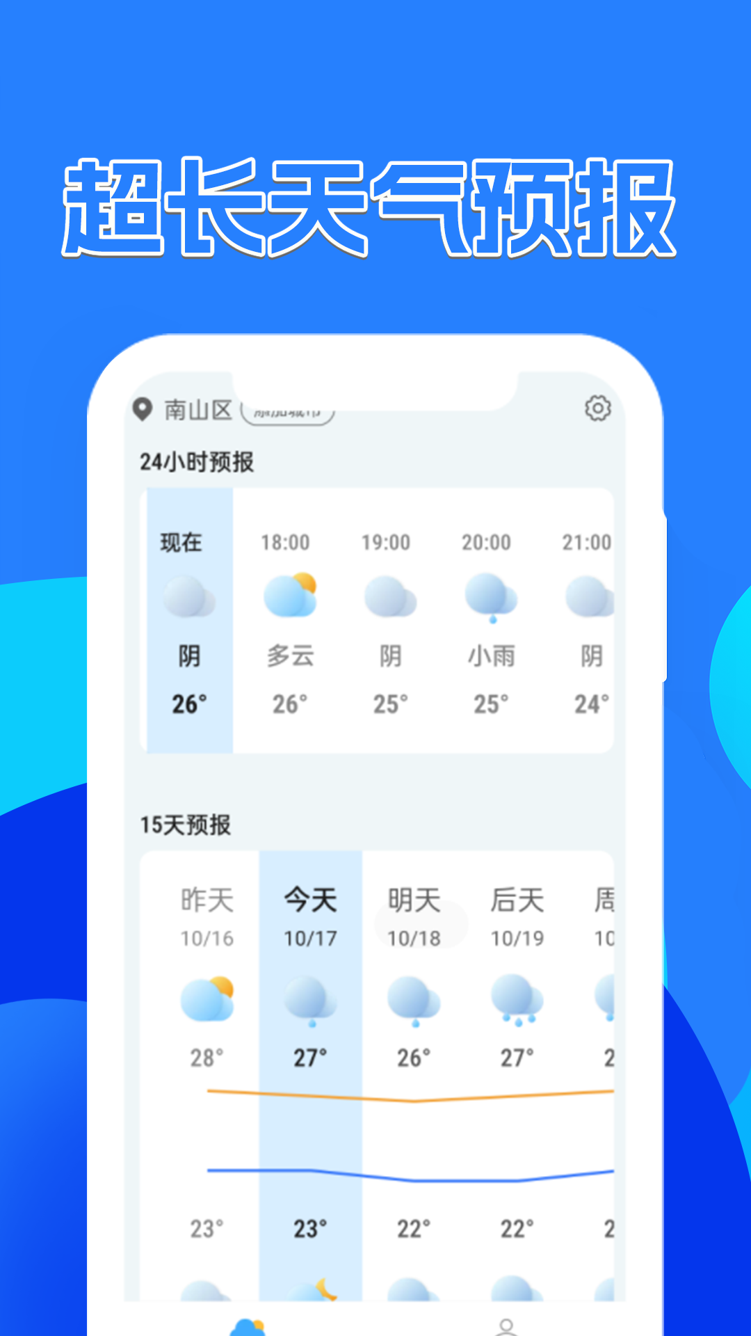 天气预报速递截图