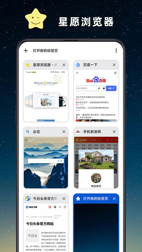 星愿浏览器截图