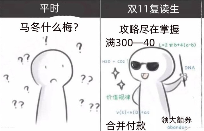 双十一复读生是什么梗