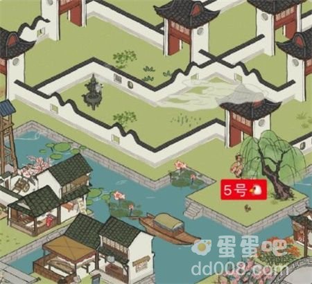 《江南百景图》5只走丢的母鸡位置